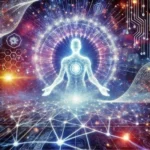 Colourful digital illustration of a human figure representing ChatGPT and artificial intelligence